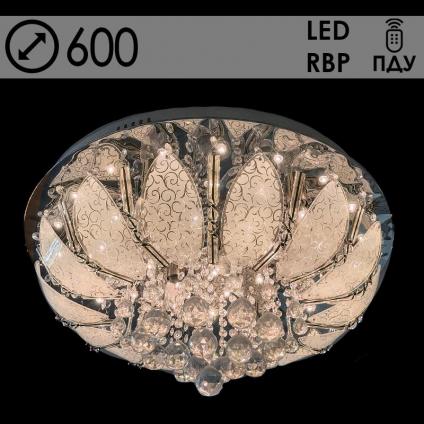 Люстра 55732/600 CR хром 8х40W E14 LED-RBP ПДУ d600, 24